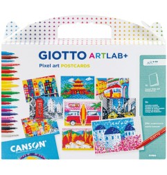 GIOTTO ARTLAB+ PIXEL ART MAXI POSTCARDS F582800