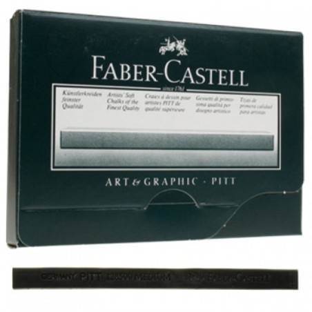 FABER  GESSETTO CRETA CARBONCINO NERO RUCIATO 128300 media
