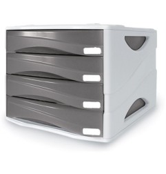 ARDA Cassettiera Smile 4 cassetti grigio CM. 5 TR15P4PGR