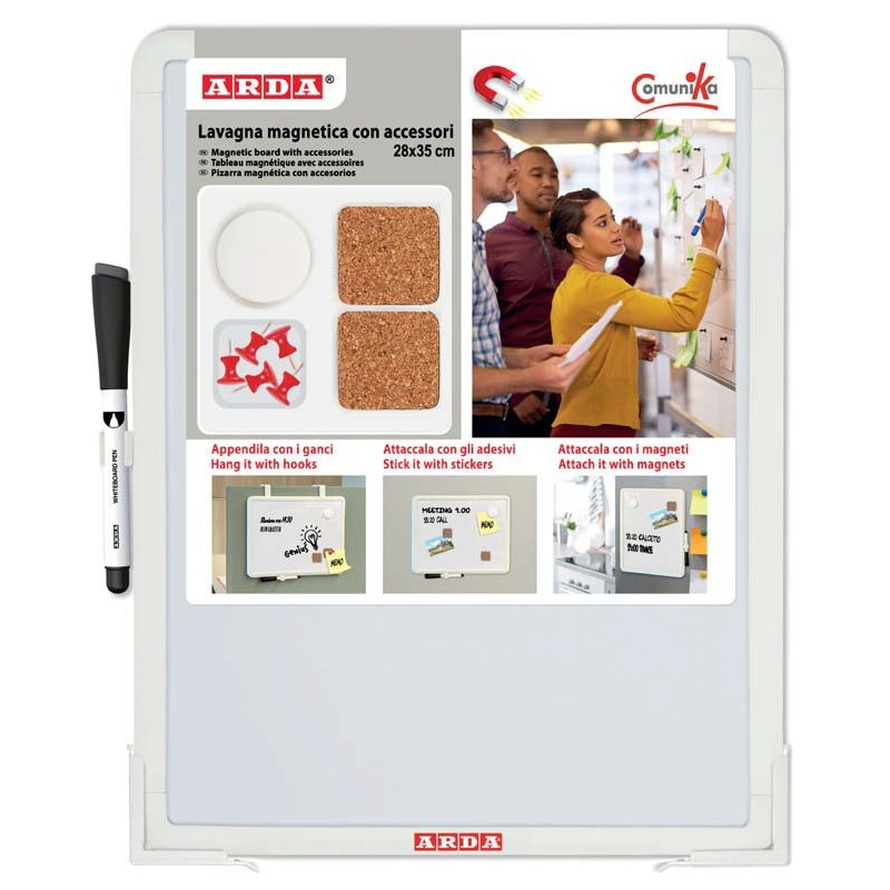 LAVAGNA MAGN. COMUNIKA 28X35 CORN.PLAST+ACC 4701