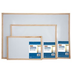 Lavagna Magnetica Bianca 34/006 con cornice in Legno 30x45 cm