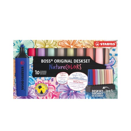 Stabilo Boss Original Wildflower Edition/NatureColors 10 evidenziatori 7010-3-5
