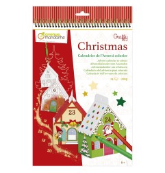 Avenue Mandarine Graffy Calendario dell'Avvento da colorare GY123C