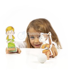 Avenue Mandarine Graffy Puppet, Football (pupazzo da colorare) GY101C