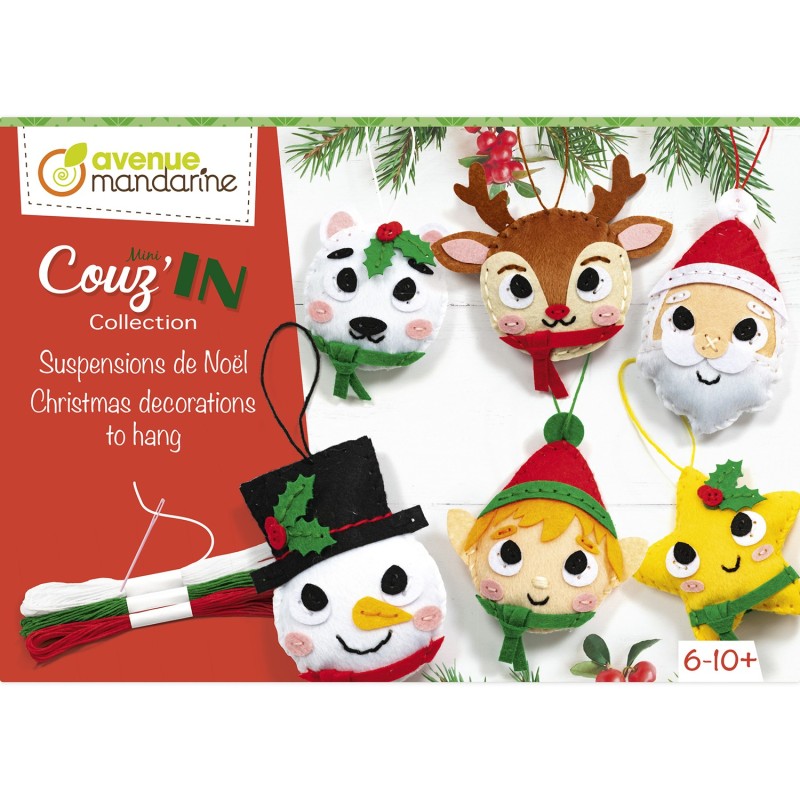 Avenue Mandarine Scatola Creativa, Natale, Sospensioni KC157C