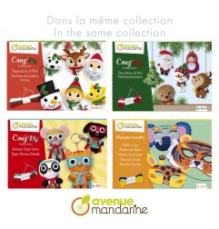 Avenue Mandarine Scatola Creativa, Natale, Sospensioni KC157C