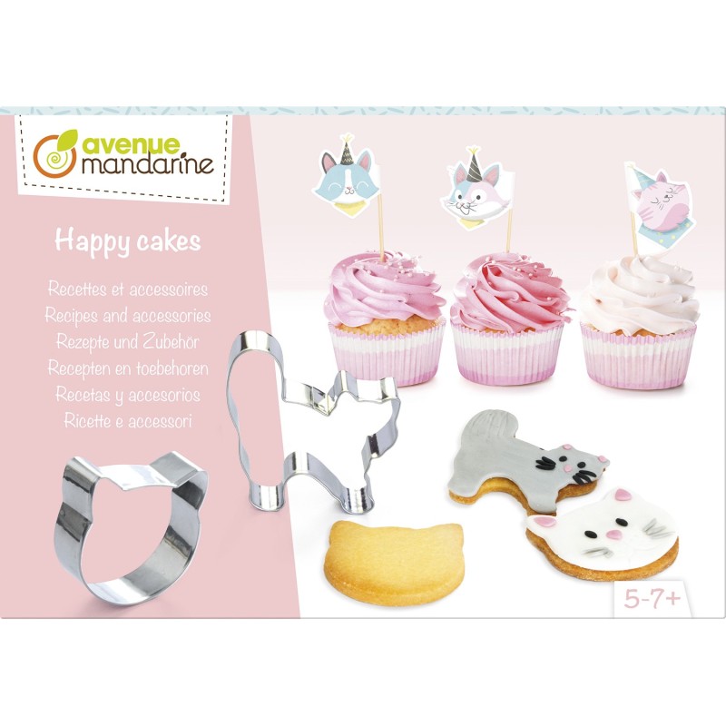 Avenue Mandarine Scatola creativa: Dolci ricette ed accesori - gattini KC106C