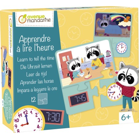 Avenue Mandarine Gioco educativo - leggere l'ora JE531C