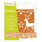 Avenue Mandarine Set 6 stencils - Natale 2 42647O