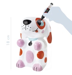 Avenue Mandarine Nimo Déco,  il cane Nelson (cartapesta da colorare) PP030C