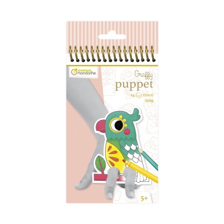 Avenue Mandarine Graffy Puppet, Animali domestici (pupazzi da colorare) GY095C