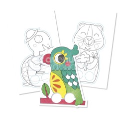 Avenue Mandarine Graffy Puppet, Animali domestici (pupazzi da colorare) GY095C