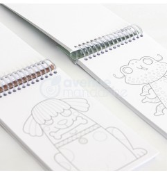 Avenue Mandarine Graffy Puppet, Animali domestici (pupazzi da colorare) GY095C