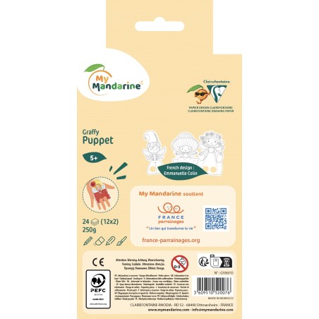 Avenue Mandarine Graffy Puppet,  fate (pupazzetti) GY007O