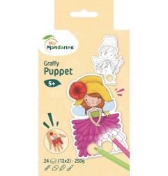 Avenue Mandarine Graffy Puppet,  fate (pupazzetti) GY007O