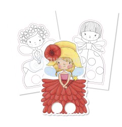 Avenue Mandarine Graffy Puppet,  fate (pupazzetti) GY007O