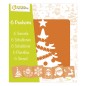 Avenue Mandarine Set 6 stencils assortiti - Natale 42455MD