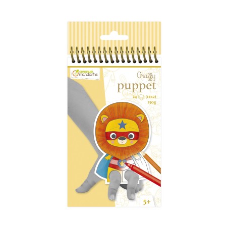 Avenue Mandarine Graffy Puppet,  animali supereroi (pupazzetti) GY010O
