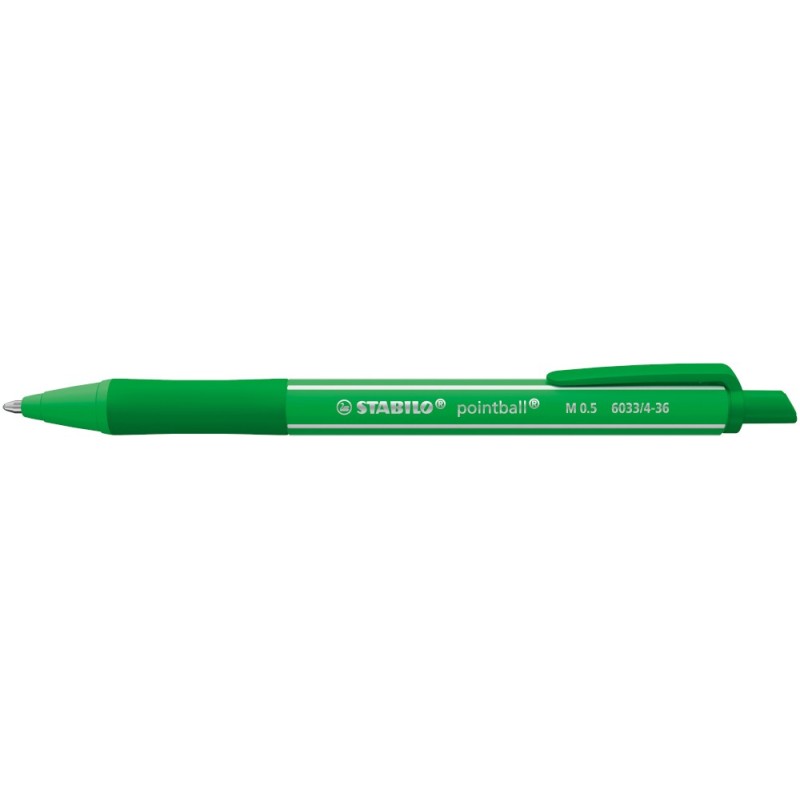 Stabilo Pointball Colorful penna sfera verde 10 pz 6033/4-36