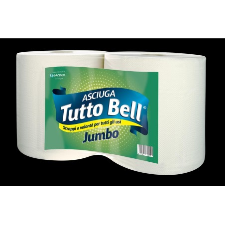 Tuttobel Asciugamani Industriali 800 Strappi 2 pz