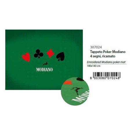 MODIANO TAPPETO POKER RICAMATO 307024