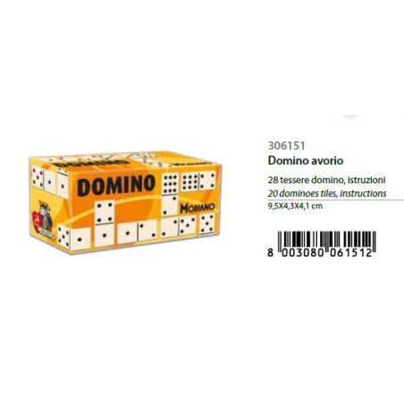 MODIANO DOMINO AVORIO 28 tessere 306151