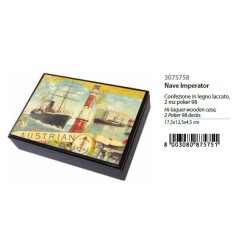 MODIANO SCATOLA LEGNO RAMINO NAVE IMPERATOR 3075758