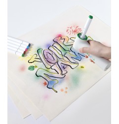 COLOROSA GIFT ART AEROGRAFO ELETRICO CORDLESS +12PENNARELLI+3STENCIL+CAVO USB X RICARICA 360005