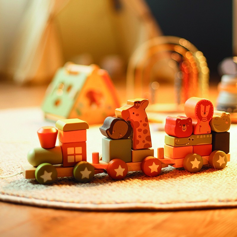 COLOROSA GIFT GIOCO IN LEGNO ANIMALS TRAIN  18m+ 364003