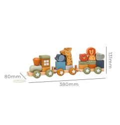 COLOROSA GIFT GIOCO IN LEGNO ANIMALS TRAIN  18m+ 364003