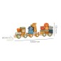 COLOROSA GIFT GIOCO IN LEGNO ANIMALS TRAIN  18m+ 364003