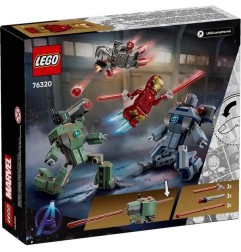 LEGO SUPER HEROES IRON MAN E WAR MACHINE E I DRONI DI HAMMER 76320