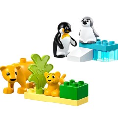 LEGO DUPLO TOWN - FAMIGLIE DI ANIMALI: PINGUINI E LEONI 10442