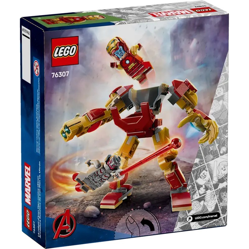 Lego 76307 MECH DI IRON MAN CONTRO ULTRON