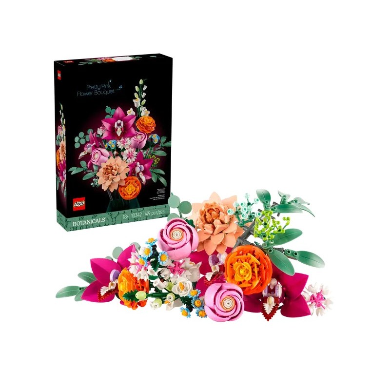 LEGO BOTANICALS - BOUQUET DI FIORI ROSA 10342