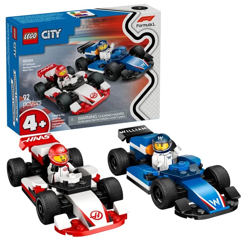 LEGO CITY FORMULA 1 - WILLIAMS E HAAS 60464