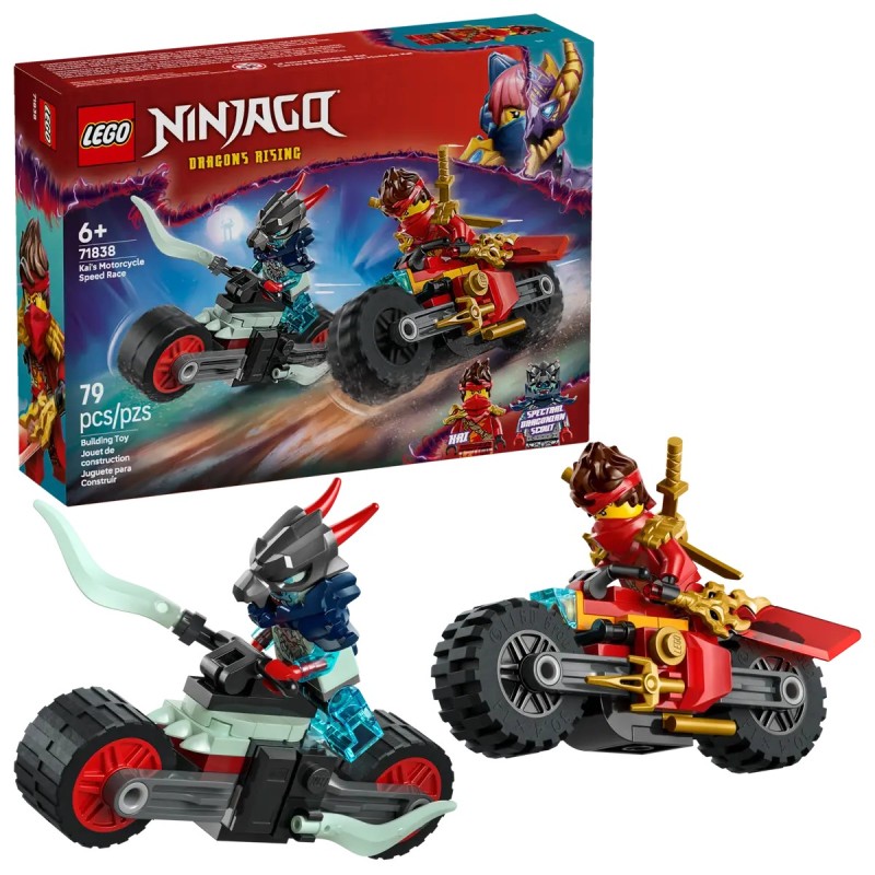 LEGO NINJAGO - GARA DI VELOCITÀ SULLA MOTO DI KAI 71838