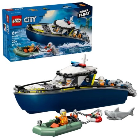 LEGO CITY POLICE - INSEGUIMENTO DEL MOTOSCAFO DELLA POLIZIA 60456