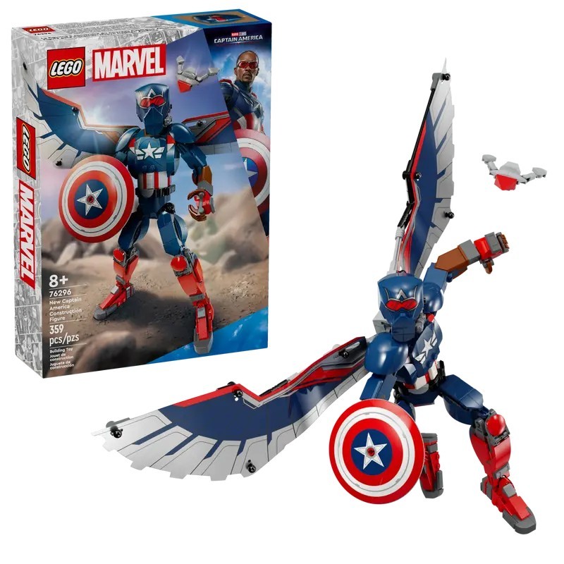 LEGO SUPER HEROES MARVEL NUOVO CAPITAN AMERICA 76296