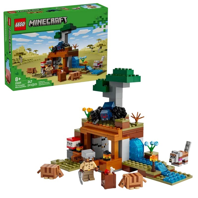 LEGO MINECRAFT - SPEDIZIONE NELLA MINIERA DELL’ARMADILLO 21269