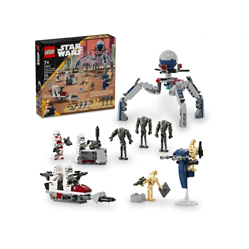 LEGO STAR WARS BATTLE PACK CLONE TROOPER E BATTLE DROID 75372