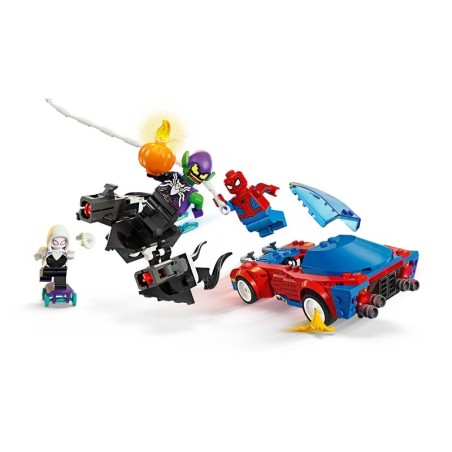 LEGO SUPER HEROES AUTO DA CORSA DI SPIDERMAN E VENOM GOBLIN 76279