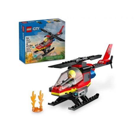 LEGO CITY ELICOTTERO DEI POMPIERI 60411