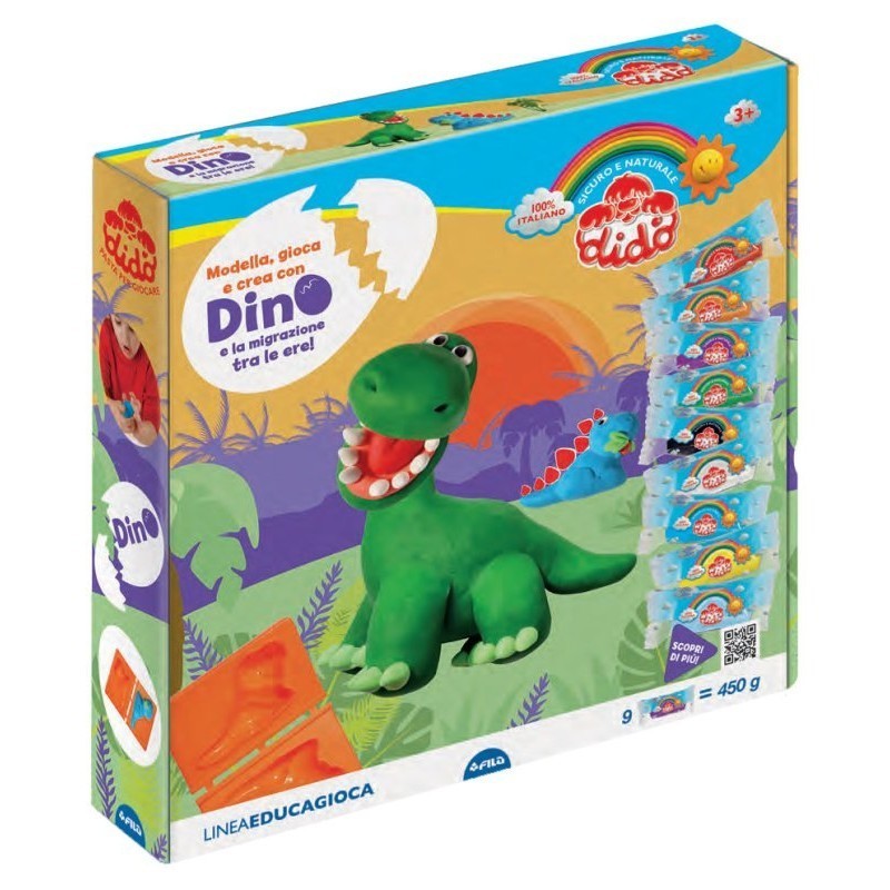 Didò Modella con Dino pasta modellabile 9 salsicciotti più accessori F362200