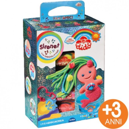 Didò Giocacrea Fantamici Sirenet pasta modellabile kit 350 g F361700