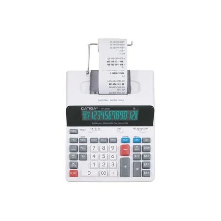 Calcolatrice 12 Cifre Termica Scrivente CP-2300 Bianca 08/117-B