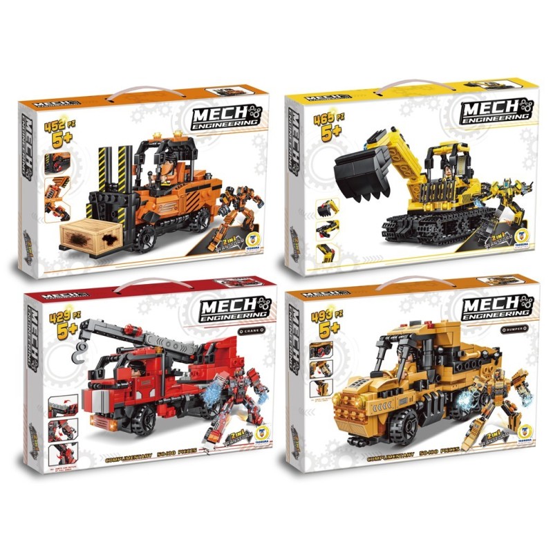 TEOREMA COSTRUZIONI CLICK CLACK TRANSFORMER 4 MDL ASS 80953