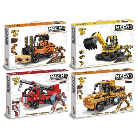 TEOREMA COSTRUZIONI CLICK CLACK TRANSFORMER 4 MDL ASS 80953