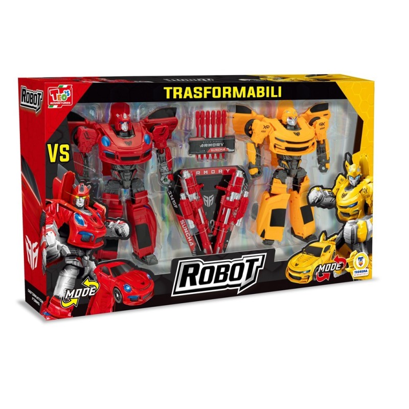 TEOREMA TEO'S - ROBOT TRASFORMABILI 2 COL  80470