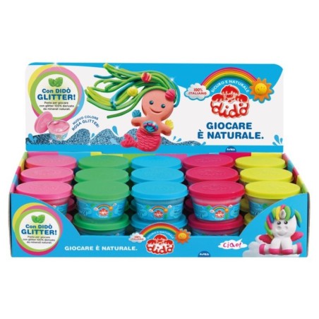 Didò Glitter pasta modellabile 100 g expo 30 pz F346700